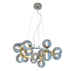 PENDENTE HALO NIQUELADO E CROMADO (D)56CM (A)24CM 15XG9 75W - PENDENTE HALO NIQUELADO E CROMADO (D)56CM (A)24CM 15XG9 75W - 6