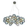PENDENTE HALO NIQUELADO E CROMADO (D)69.5CM (A)24CM 25XG9 125W - PENDENTE HALO NIQUELADO E CROMADO (D)69.5CM (A)24CM 25XG9 125W - 2