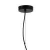 PENDENTE KHAO D 35CM X 36,5CM 1XE27 127V / 220V PRETO E FUME - OP061S - 1