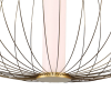 PLAFON DE SOBREPOR LANTERNA DOURADO E BRANCO (D)40CM (A)25CM 1X12W 3000K 60 - HC011 - 1
