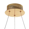 PENDENTE LUMINA DOURADO (D)45CM (A)9.5CM 1X37W 3000K 1850LM - BB006G - 2