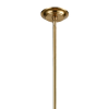 PENDENTE NIX BRONZE E TRANSPARENTE (D)99CM (A)56CM 10XE14 400W - BO013L - 1