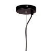 PENDENTE NOBU D 50CM X 31CM 1 X A60 40W PRETO / DOURADO E FUME - RE003BS - 1
