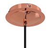 PENDENTE PIN D 12CM X 11.5CM 1XGU10 127V / 220V COBRE - FH015A - 1