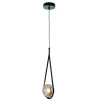 PENDENTE PINGO PRETO E FUME (D)18CM (A)30CM 1XG9 25W - TR001B - 1