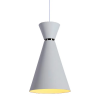 PENDENTE SET BRANCO E NICKEL (D)18CM (A)3.5CM 1X40W E27 - 2