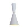 PENDENTE SET BRANCO E NICKEL (D)18CM (A)41,5CM 1X40W E27 - 2