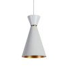 PENDENTE SET BRANCO E DOURADO (D)18CM (A)3.5CM 1X40W E27 - 2