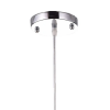 PENDENTE / PLAFON SOHO CROMADO E TRANSPARENTE E COBRE (D)22CM (A)12CM 1XG9 25W - PD007CO - 1
