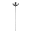 PENDENTE SOHO CROMADO E TRANSPARENTE E COBRE (D)16CM (A)13CM 1XG9 25W - HO7613CO - 1
