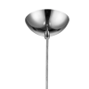 PENDENTE SOHO CROMADO E TRANSPARENTE (D)16CM (A)13CM 1XG9 25W - HO7613 - 1