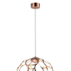 PENDENTE SPHER D 55CM X 45CM 40 X LED 0,8W 127V / 220V ROSE E TRANSP - BB002L - 1