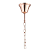 PENDENTE TYENE ROSE GOLD E TRANSPARENTE (D)54CM (A)63CM 5XE14 200W - JF305 - 1