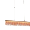 PENDENTE VOILE ROSE GOLD (C)120CM (L)2.5CM (A)18CM 1X33,6W 3000K 1680LM - BB003 - 3