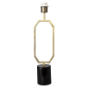 BASE PARA ABAJUR ANITA DOURADO E PRETO (D)14CM (A)55CM 1XE27 40W - GL009 - 2