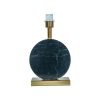 BASE PARA ABAJUR BIAGIO DOURADO E PRETO (D)22CM (L)12CM (A)37CM 1XE27 40W - GL016BG - 2