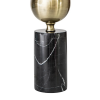 BASE PARA ABAJUR DI BRONZE E PRETO (D)10CM (A)50CM 1XE27 40W - GL011 - 2