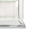 BASE PARA ABAJUR ESPELHO CROMADO E CROMADO (C)25CM (L)12CM (A)35CM 1XE27 40W - GL010C - 2