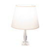 BASE PARA ABAJUR KRISTALO CROMADO E TRANSPARENTE (C)8CM (L)8CM (A)28CM 1XE27 40W - XL001 - 1