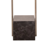 BASE PARA ABAJUR QUADRATTO BRONZE E PRETO (C)13CM (L)15CM (A)50CM 1XE27 40W - GL020G - 3