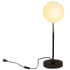 ABAJUR VIVA CROMO NEGRO E BRANCO (D)17CM (A)49CM 1XE27 BOLINHA 5W - SQ007B - 1