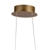 PENDENTE FLUIRE DOURADO (D)28CM (A)74CM 1X30W 3000K 1800LM - RE005 - 1