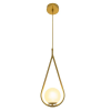 PENDENTE PINGO BRONZE E BRANCO (D)18CM (A)49CM 1XG9 25W - TR001 - 3