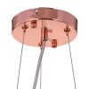 PENDENTE BELLS COBRE E TRANSP (D)50CM (A)19.5CM 6XG9 240W - PD009L - 1