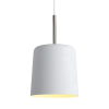 PENDENTE BOT BRANCO E NICKEL (D)20CM (A)35CM 1X40W E27 - 5