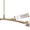 PENDENTE FLORESTA DOURADO E TRANSPARENTE 100CM X 30CM X 60CM 6XG9 150W - HM001 - 4