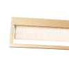 PENDENTE GLITTER DOURADO E TRANSPARENTE (C)76CM (L)6CM (A)13.5CM 1X20W 3000K 1000LM - HC009S - 3