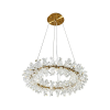 PENDENTE FLORA DOURADO E TRANSPARENTE (D)60CM (A)18CM 18XG4 54W - DY001S - 5