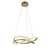 PENDENTE NODO DOURADO (D)50CM (A)15CM 1X36W 3000K 1188LM LED - 1