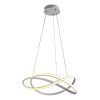 PENDENTE NODO BRANCO (D)50CM (A)15CM 1X36W 3000K 1188LM LED - HM020W - 1
