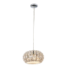 PENDENTE VIENNA D 26CM X 14CM 3XG9 127V / 220V CROMADO E TRANSP - HO2024-P - 1