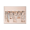ARANDELA VEU ROSE GOLD E TRANSPARENTE (C)7CM (L)19CM (A)13CM 1X5.4W 3000K 432LM - HO301 - 1