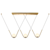 PENDENTE OSCAR DOURADO E BRANCO (C)12CM (L)108CM (A)25CM 3XG9 75W - HP001 - 1