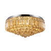 PLAFON DE SOBREPOR KRI CROMADO E AMBAR (D)54CM (A)26CM 9XG9 360W - HU1104A - 1