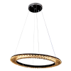 PENDENTE ORBIT CROMADO E TRANSPARENTE (D)62CM (A)3.5CM 1X30W 3000K 1650LM - ID009C - 4
