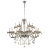 LUSTRE ANJOU CROMADO E CHAMPAGNE (D)82CM (A)100CM 18XE14 720W - JF118A - 1