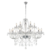 LUSTRE ANJOU CROMADO E TRANSPARENTE (D)82CM (A)100CM 18XE14 720W - JF118C - 1