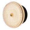 ARANDELA DENDÊ PRETO / DOURADO E FOSCO (C)15CM (L)9CM (A)15CM 1X13W 2400K 1040L - JJ018 - 1