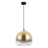 PENDENTE SPECULO PRETO E DOURADO (D)30CM (A)27.5CM 1XE27 40W - JO001G - 1