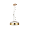 PENDENTE OTTO DOURADO E TRANSPARENTE (D)31.5CM (A)11CM 1X15W 3000K 750LM - JO007G - 1