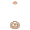 PENDENTE BALLOON DOURADO E CHAMPANHE (L)26CM (A)18,2CM 1X9W 3000K 400LM LED - 2