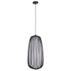 PENDENTE ARAL PRETO (D)33CM (A)70CM 2X4W 3000K 900LM - KE007B - 2