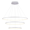 PENDENTE BIRDIE BRANCO (D)80 + 60 + 40CM (A)42CM 17W + 13W + 9W 3200K 3120L - KW002W - 1