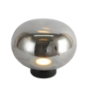 ABAJUR BALLOON PRETO E FUME (L)26CM (A)21,9CM 1X9W 3000K 150LM LED - 2