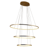 PENDENTE BIRDIE OVAL DOURADO (C)80CM (L)50CM (A)42CM 1X39W 3000K - KW004G - 1
