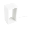 ABAJUR ALUMINIO 10CM X 8CM X 18CM 1 X LED 5W 127V / 220V BRANCO - LZ051A - 1